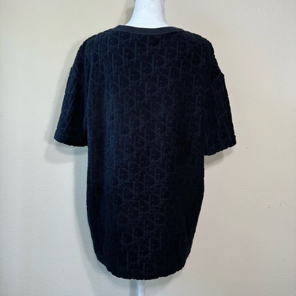 DIOR Oblique Relaxed Fit T-Shirt Black S - Picture 5 of 11